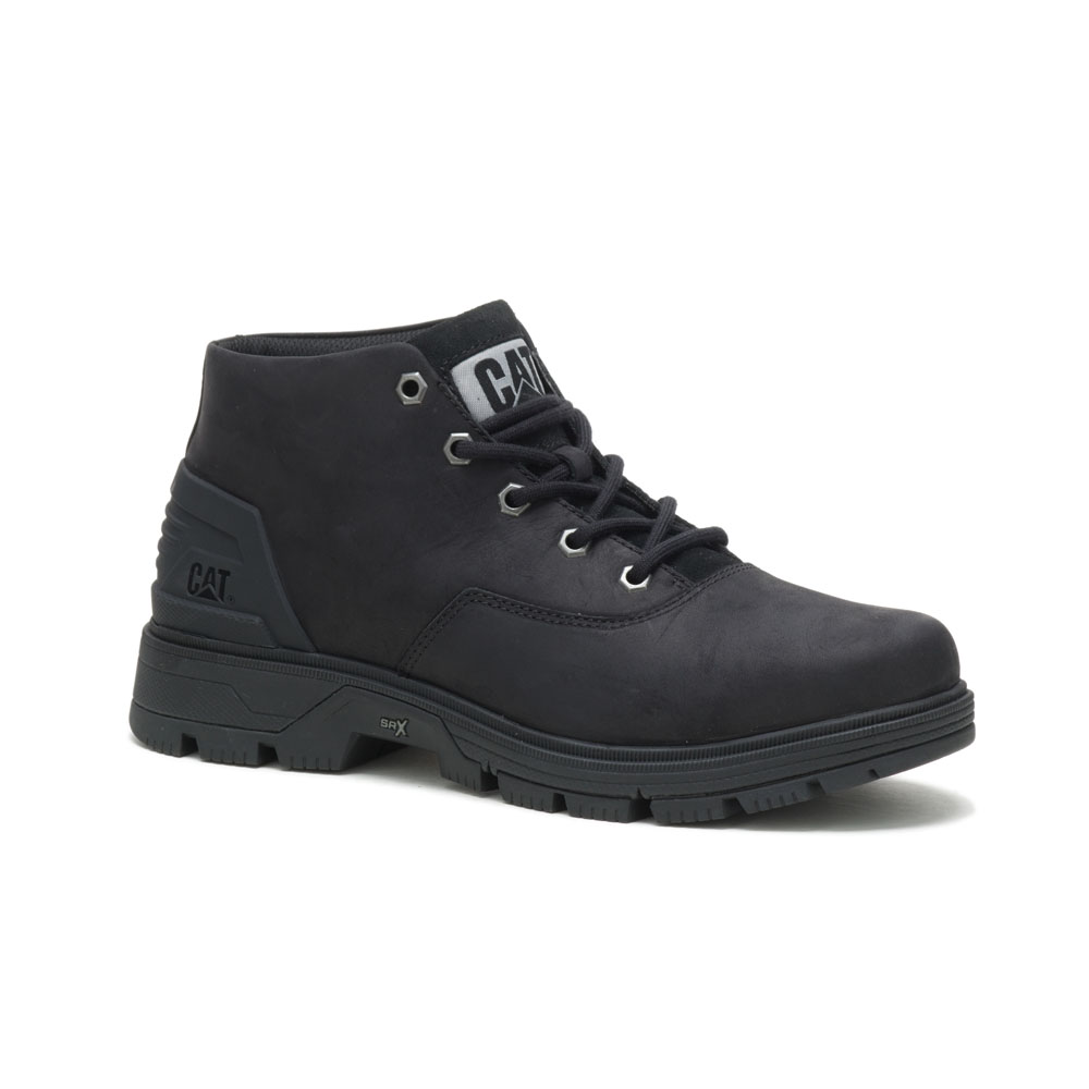 Botas Chukka Caterpillar Leverage Hombre Negras | Argentina-LUART2698