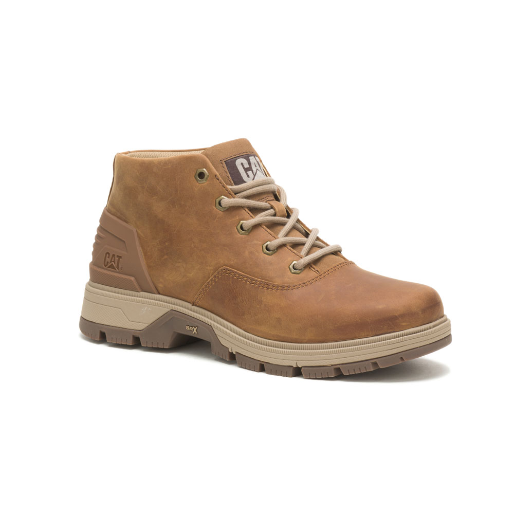 Botas Chukka Caterpillar Leverage Hombre Beige Oscuro | Argentina-UQRTY6508