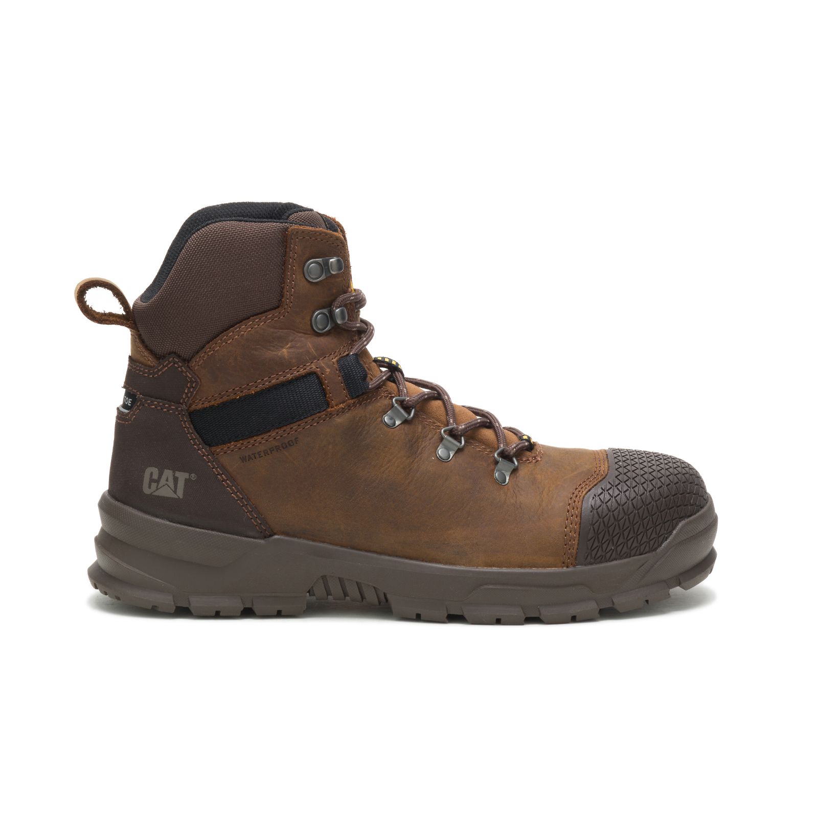 Botas De Punta De Acero Caterpillar Accomplice X Impermeables Steel Puntera Hombre Marrones | Argent