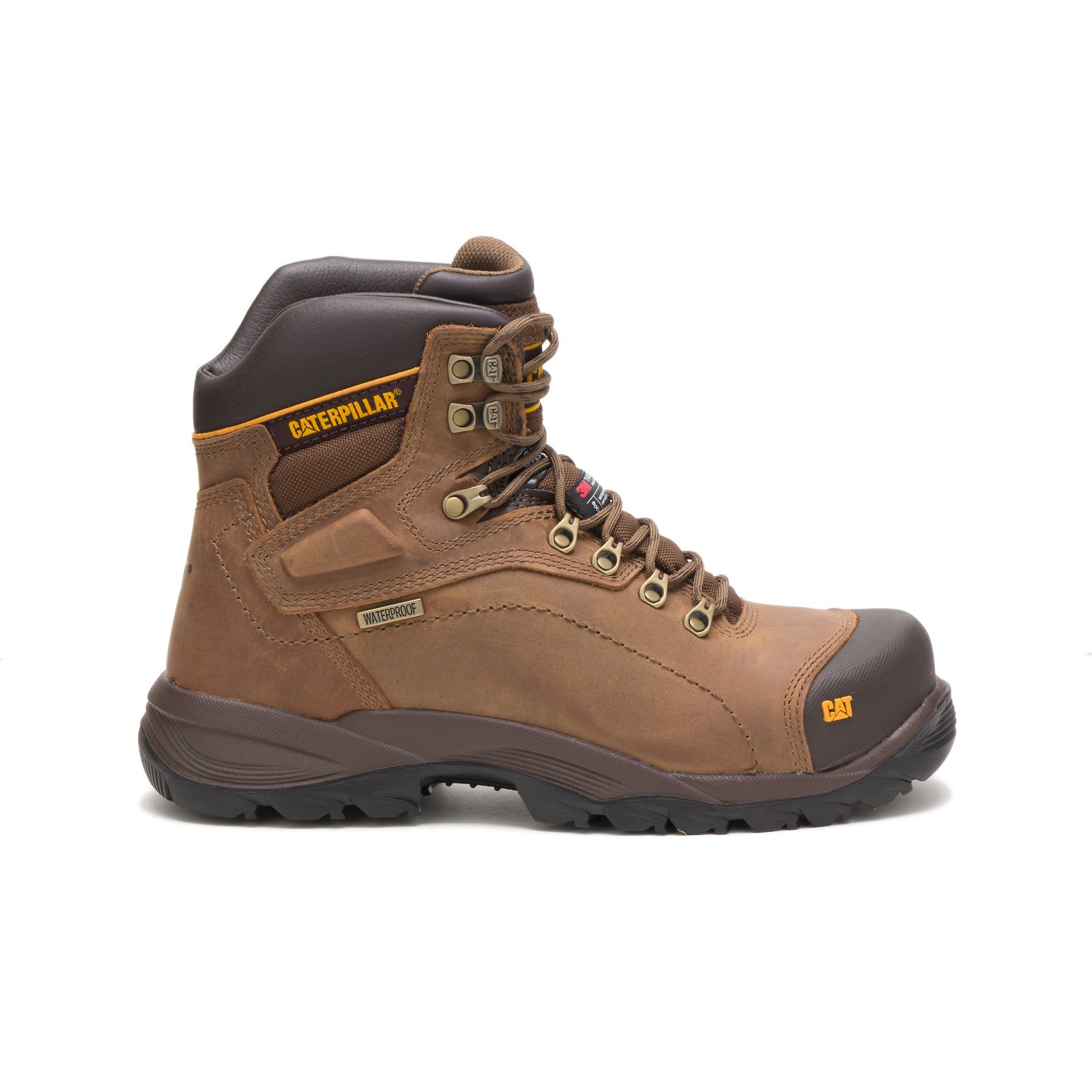 Botas De Punta De Acero Caterpillar Diagnostic Hi Impermeables Thinsulate™ Steel Puntera Hombre Beig