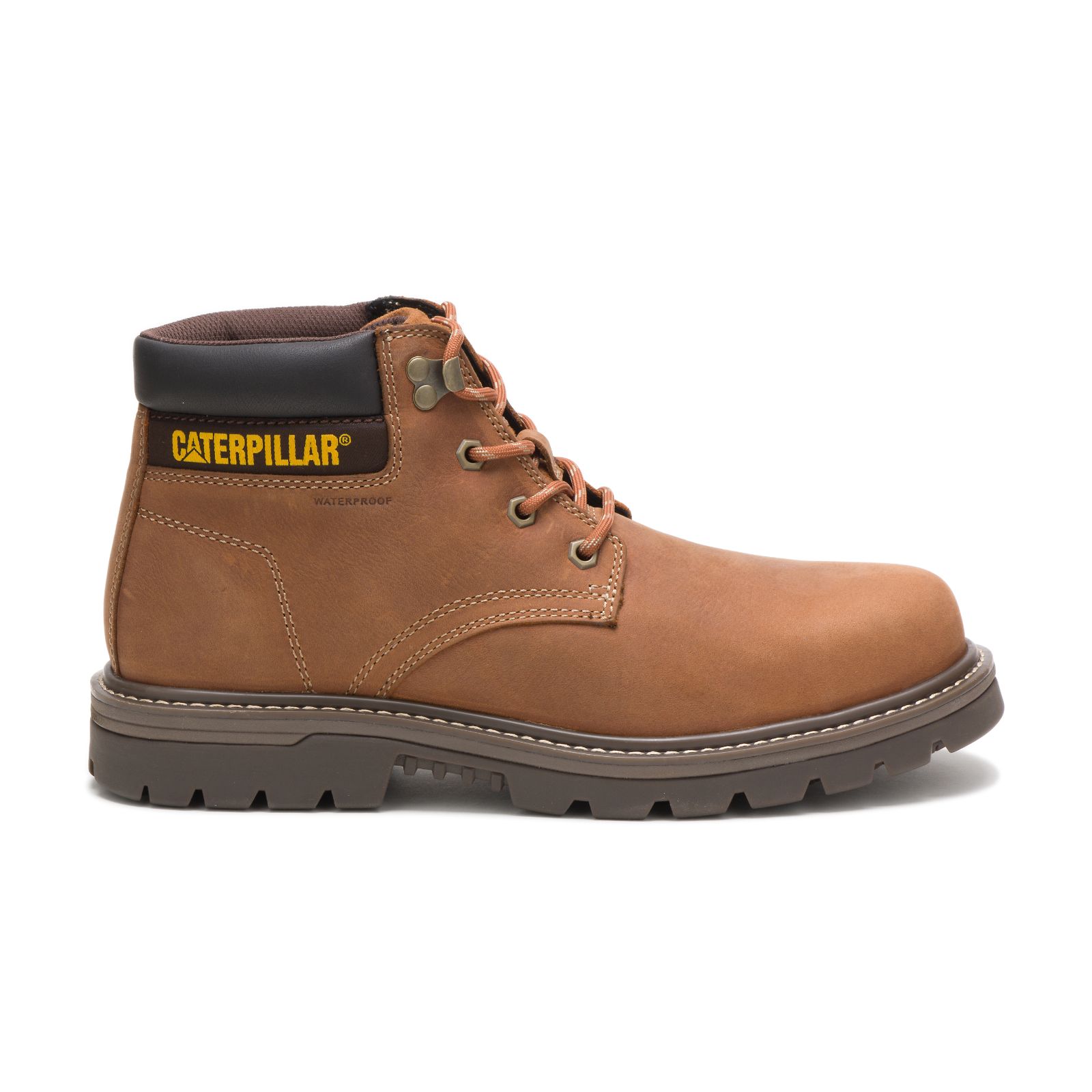 Botas De Punta De Acero Caterpillar Outbase Impermeables Steel Puntera Hombre Marrones | Argentina-F