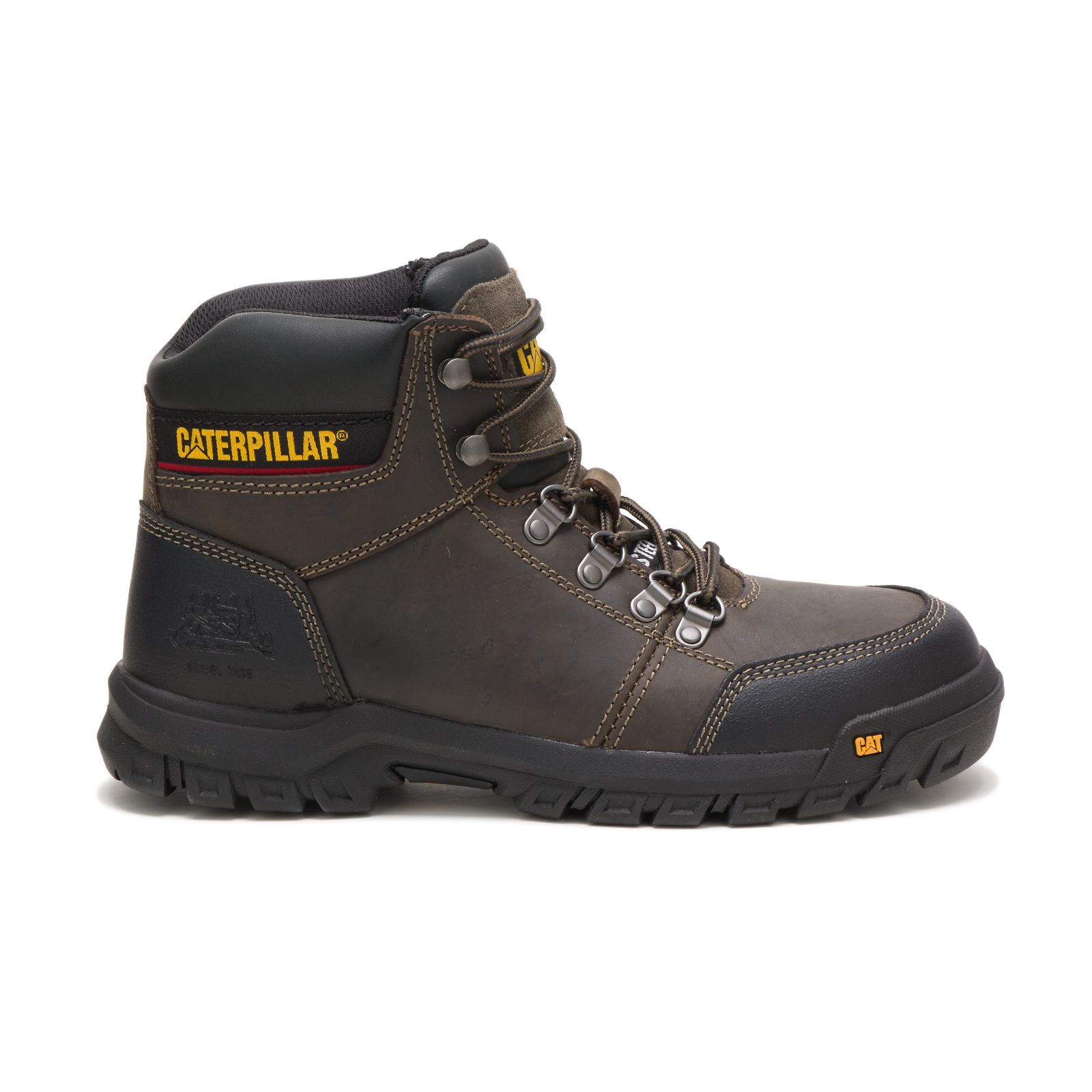 Botas De Punta De Acero Caterpillar Outline Steel Puntera Hombre Gris Oscuro | Argentina-JDIOH9432