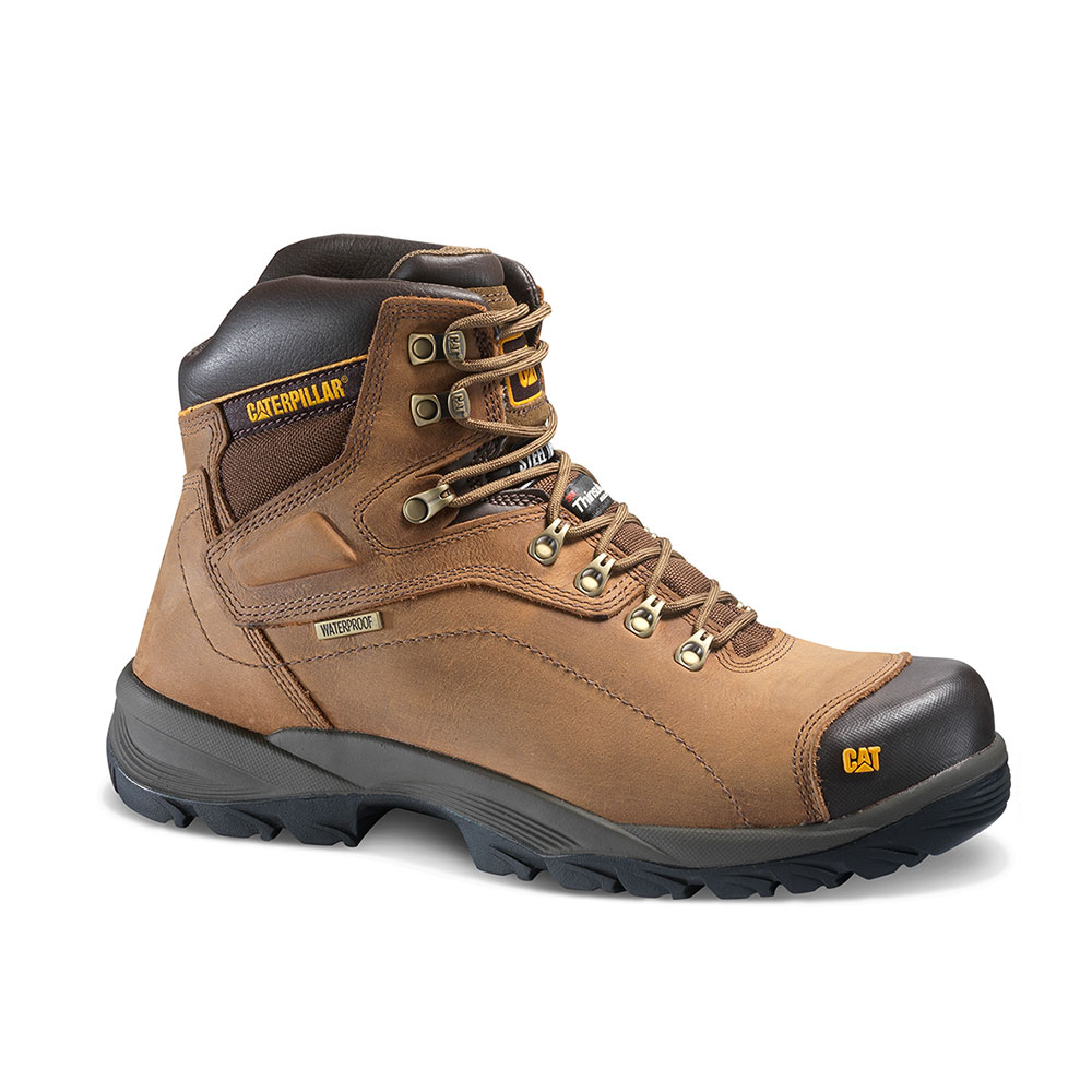 Botas De Seguridad Caterpillar Diagnostic Hi St Hombre Beige Oscuro | Argentina-GAJQY2460