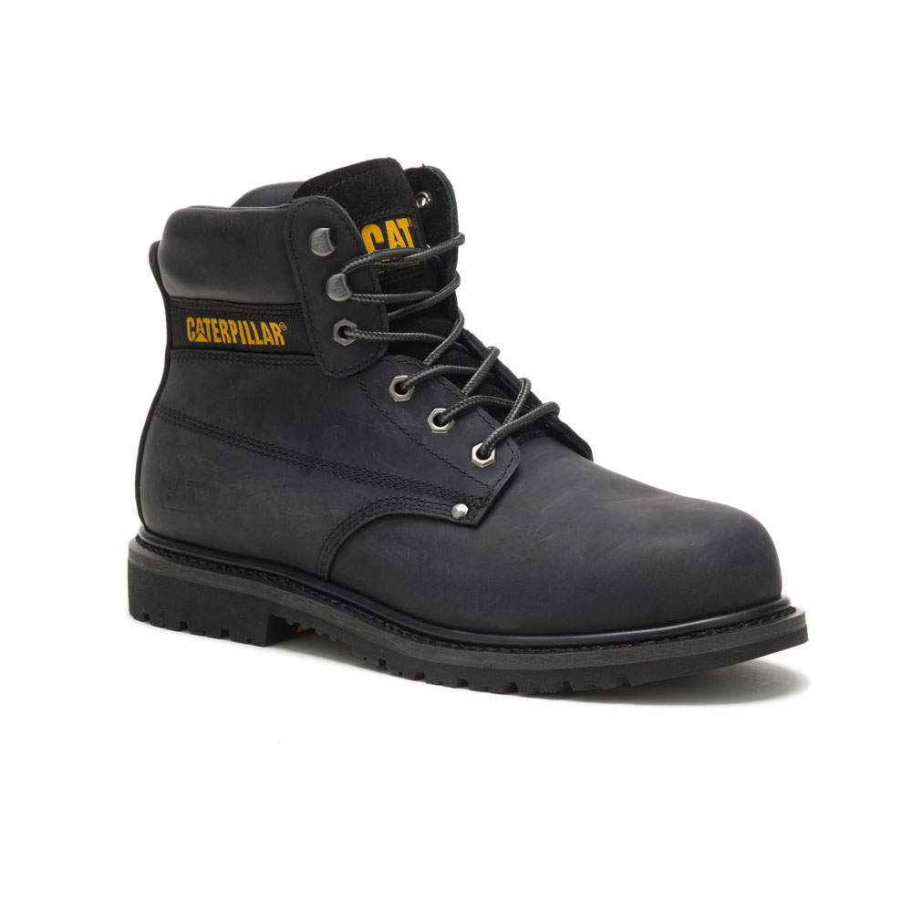 Botas De Seguridad Caterpillar Powerplant Astm Hombre Negras | Argentina-GSPJU6839