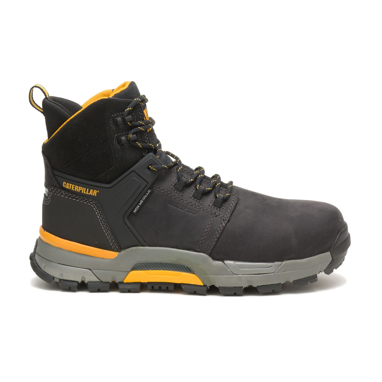 Botas De Trabajo Caterpillar Cat Edge Impermeables Nano Puntera Hombre Negras | Argentina-BQYSG6278