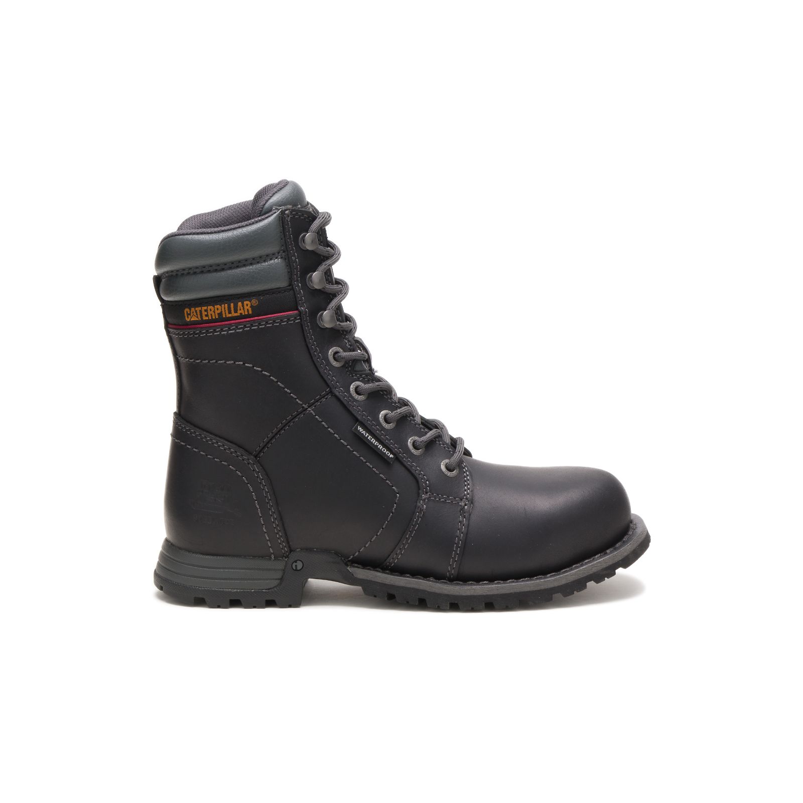 Botas De Trabajo Caterpillar Echo Impermeables Steel Puntera Mujer Negras | Argentina-MZKYI5728