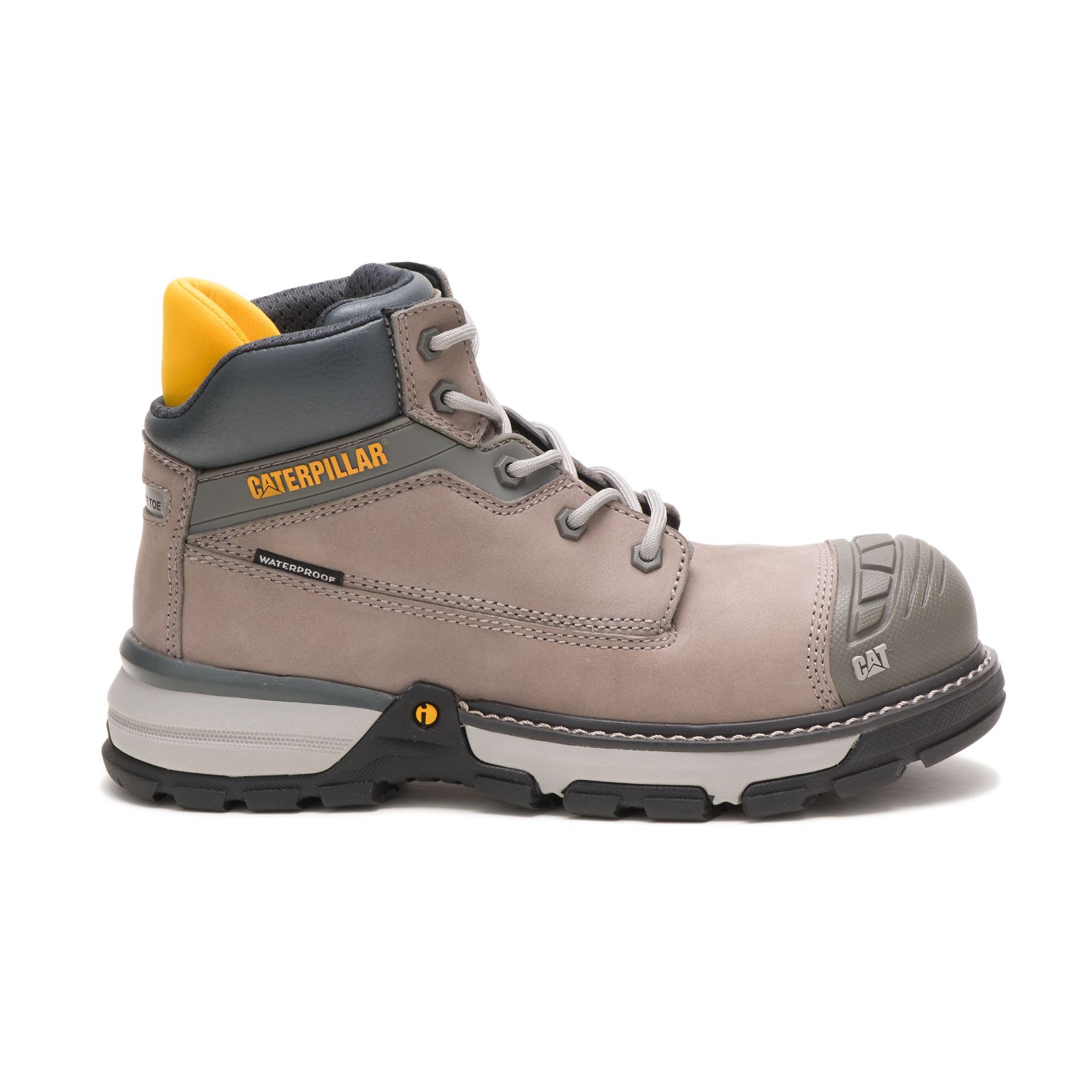 Botas De Trabajo Caterpillar Excavator Superlite Impermeables Nano Puntera Mujer Kaki | Argentina-BS