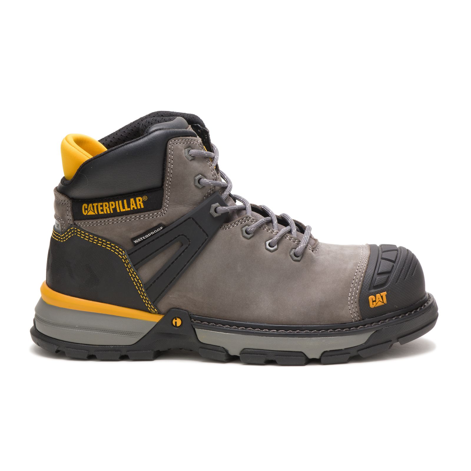 Botas De Trabajo Caterpillar Excavator Superlite Impermeables Nano Puntera Hombre Gris Negras | Arge