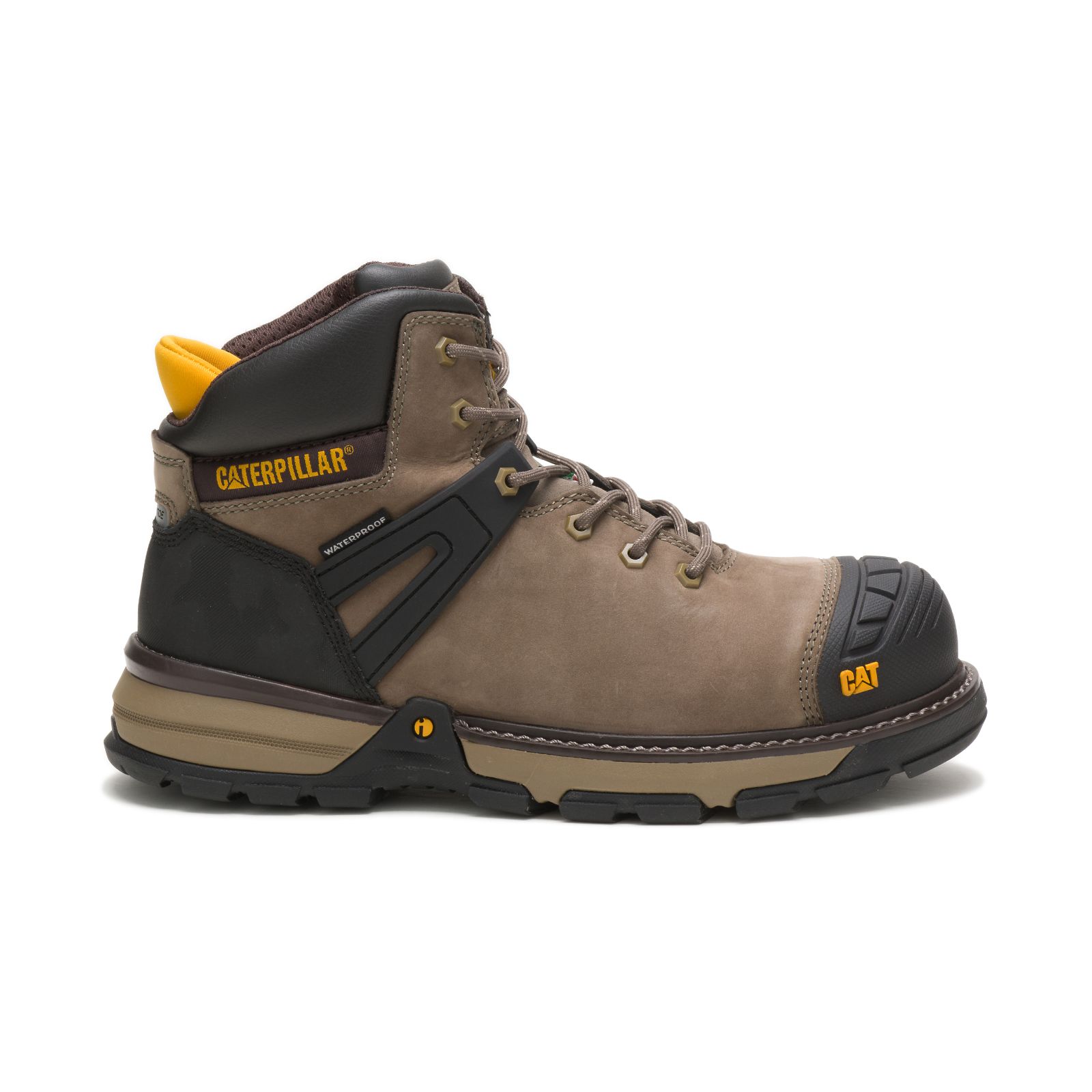 Botas De Trabajo Caterpillar Excavator Superlite Impermeables Nano Puntera Csa Hombre Marrones | Arg