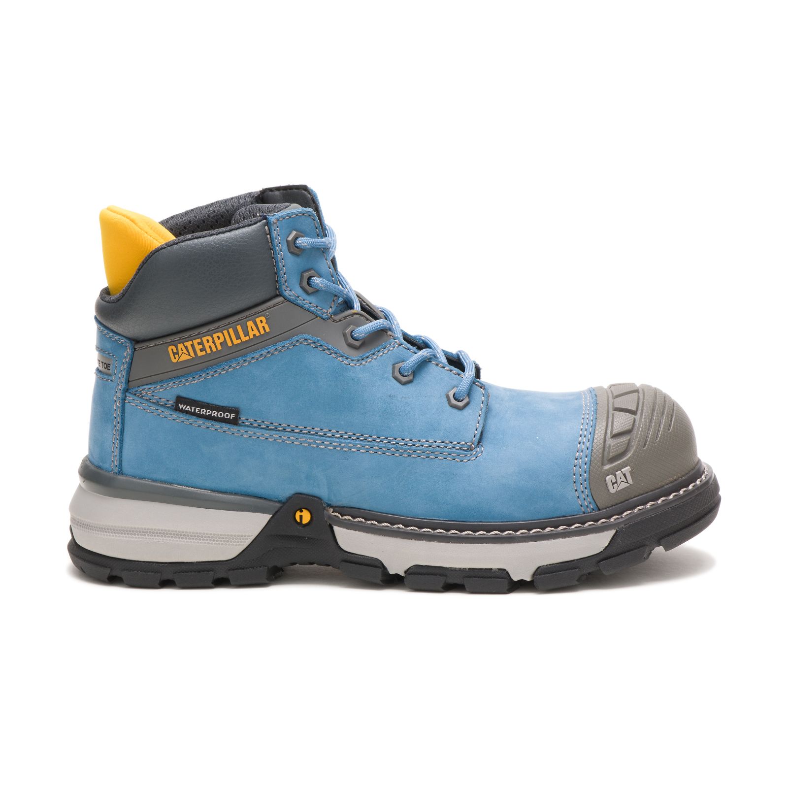 Botas De Trabajo Caterpillar Excavator Superlite Impermeables Nano Puntera Mujer Azules | Argentina-