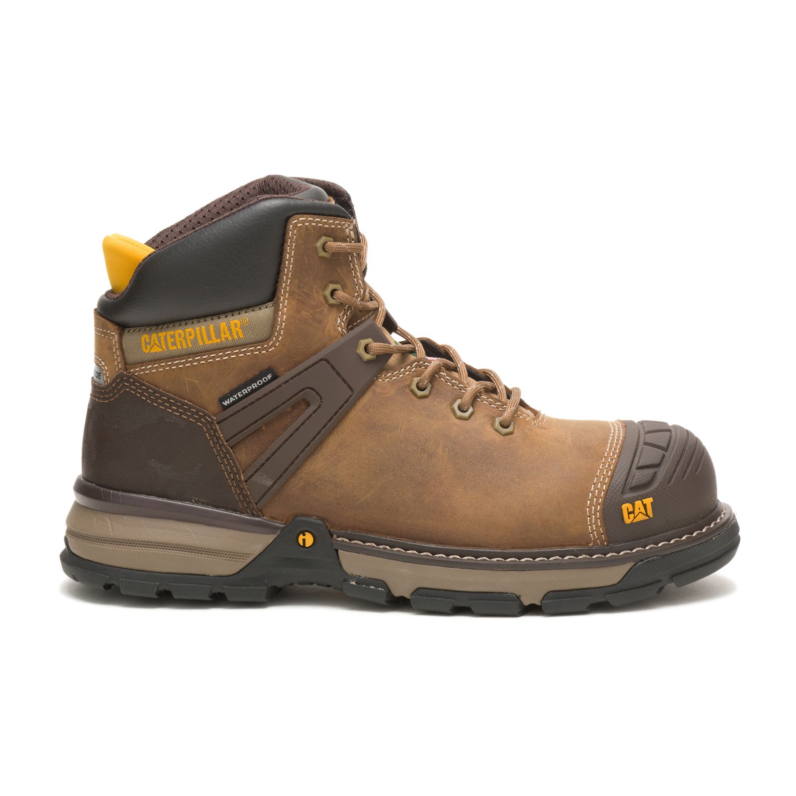 Botas De Trabajo Caterpillar Excavator Superlite Impermeables Nano Puntera Csa Hombre Marrones | Arg