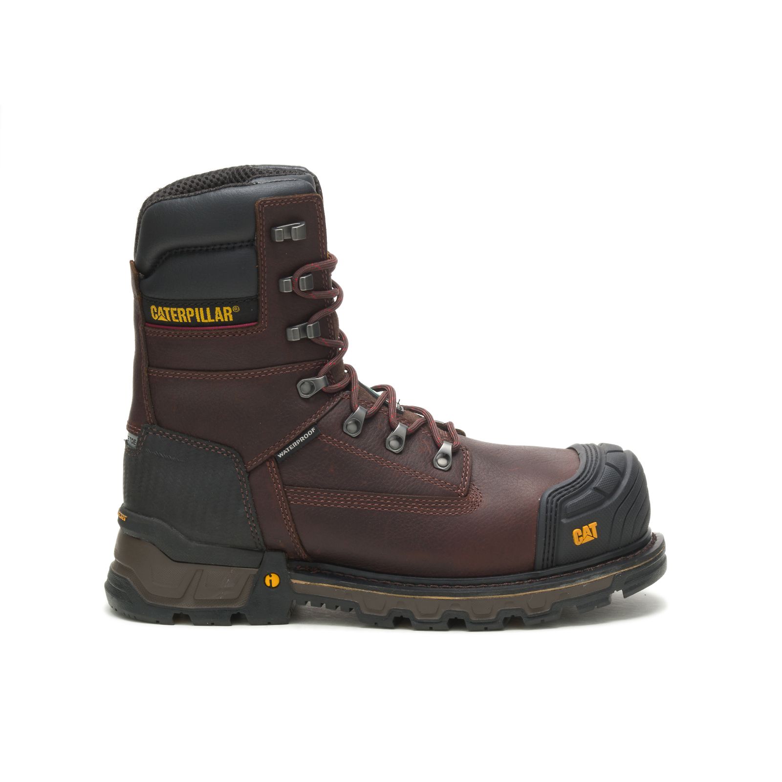 Botas De Trabajo Caterpillar Excavator Xl 8" Wp Tx Ct Csa Hombre Marrones | Argentina-UHMTE3406