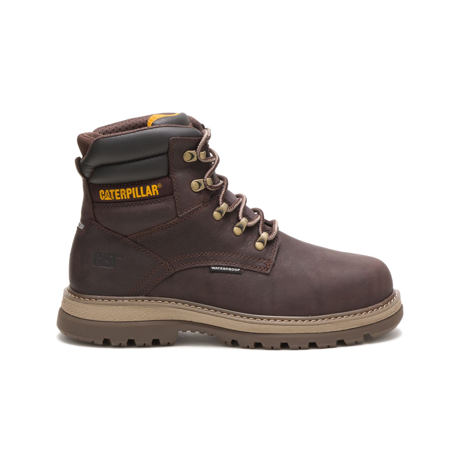 Botas De Trabajo Caterpillar Fairbanks 6" Impermeables Steel Puntera Hombre Marrones | Argentina-VZX