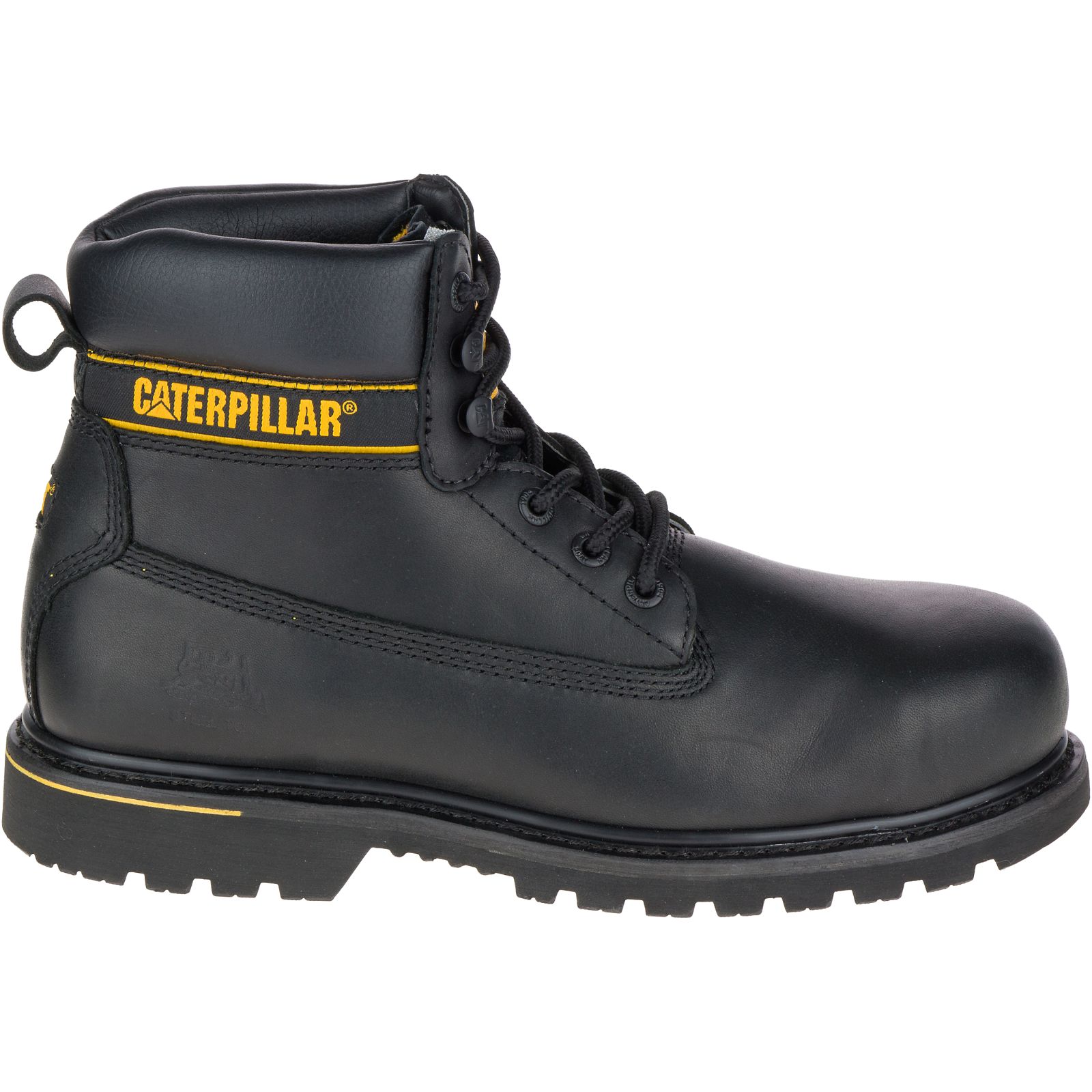 Botas De Trabajo Caterpillar Holton Steel Puntera S3 Hro Src Hombre Negras | Argentina-AKJVQ5213