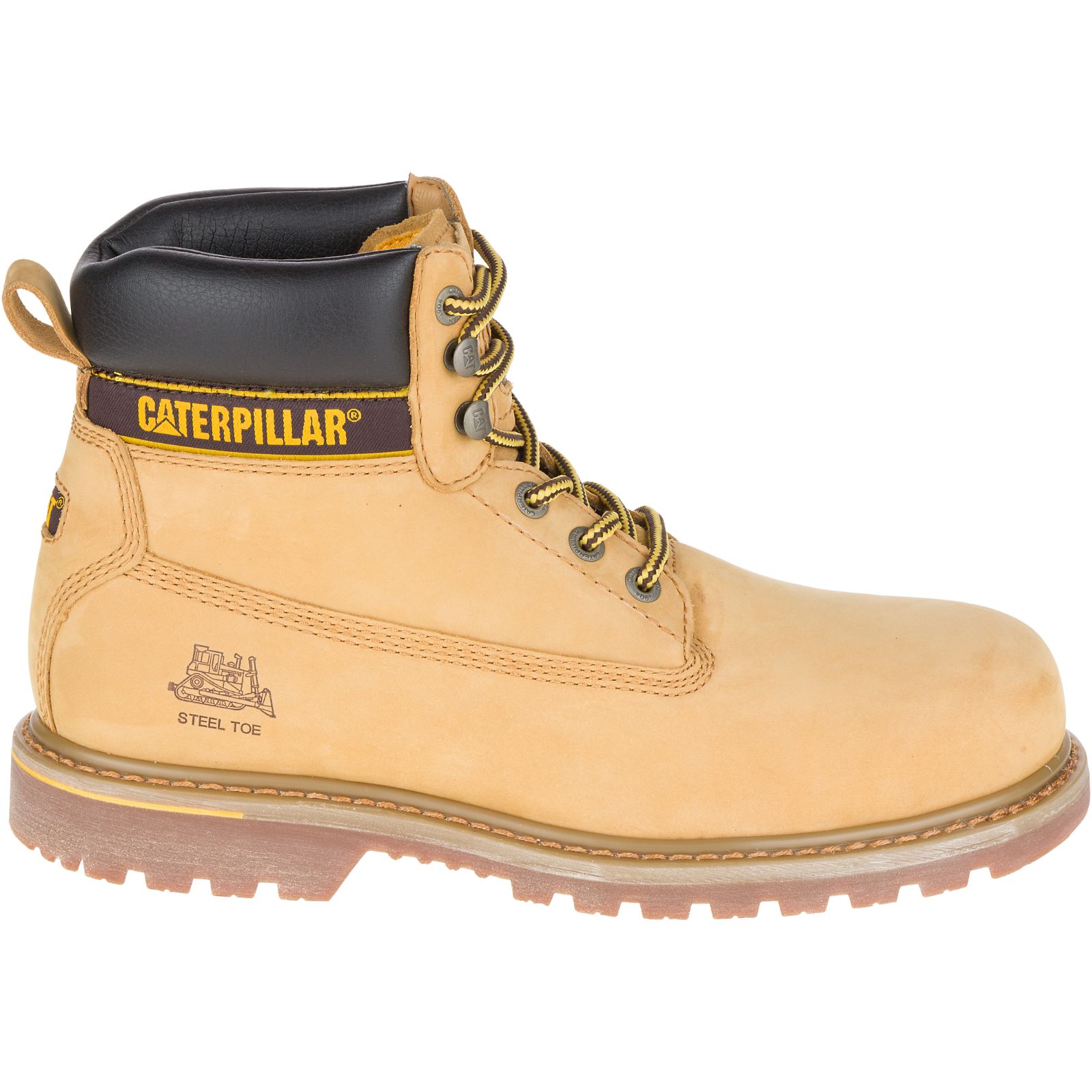 Botas De Trabajo Caterpillar Holton Steel Puntera S3 Hro Src Hombre Naranjas | Argentina-WSEQB7895