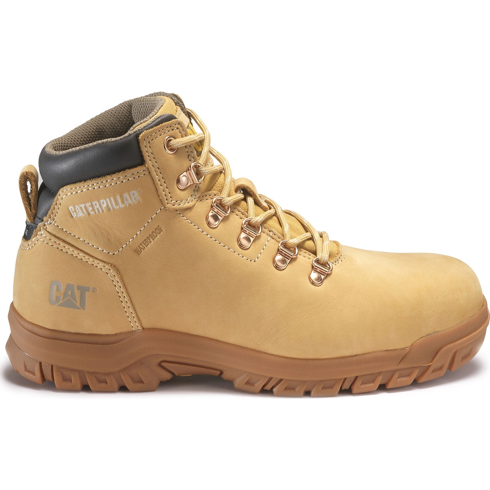 Botas De Trabajo Caterpillar Mae Steel Puntera S3 Hro Wr Sra Mujer Naranjas | Argentina-CKTNI6583