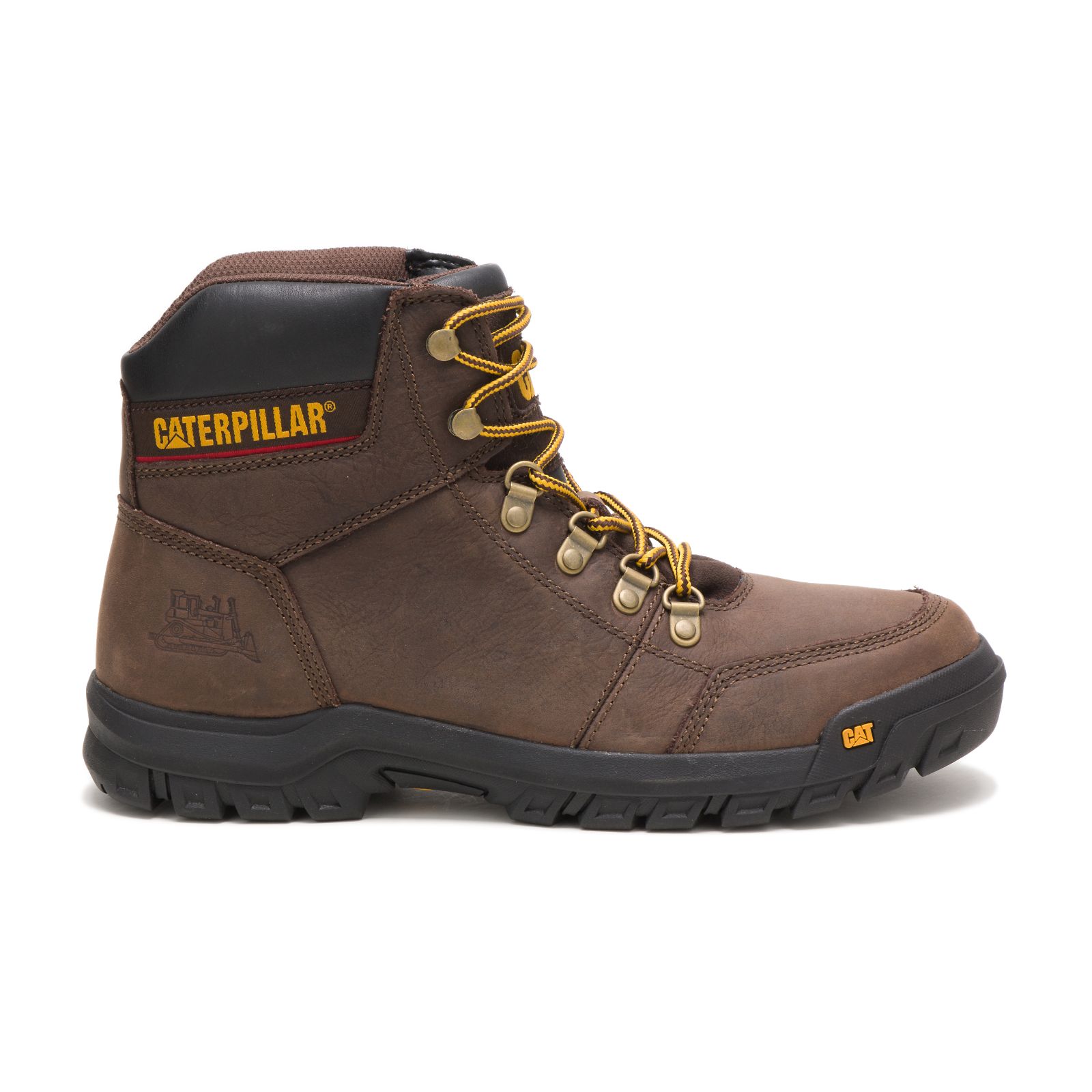 Botas De Trabajo Caterpillar Outline Hombre Marrones | Argentina-PXNHC5436