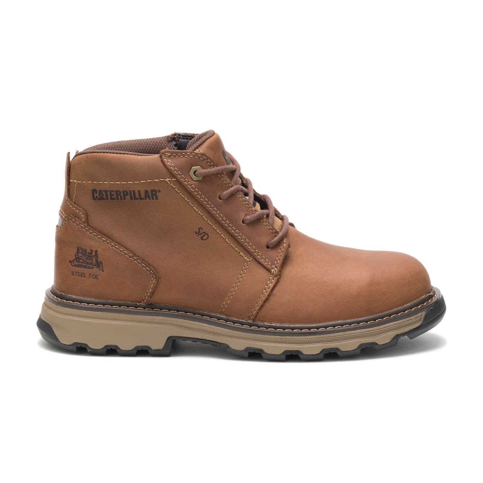 Botas De Trabajo Caterpillar Parker Steel Puntera Hombre Beige Oscuro | Argentina-ANJZP4365