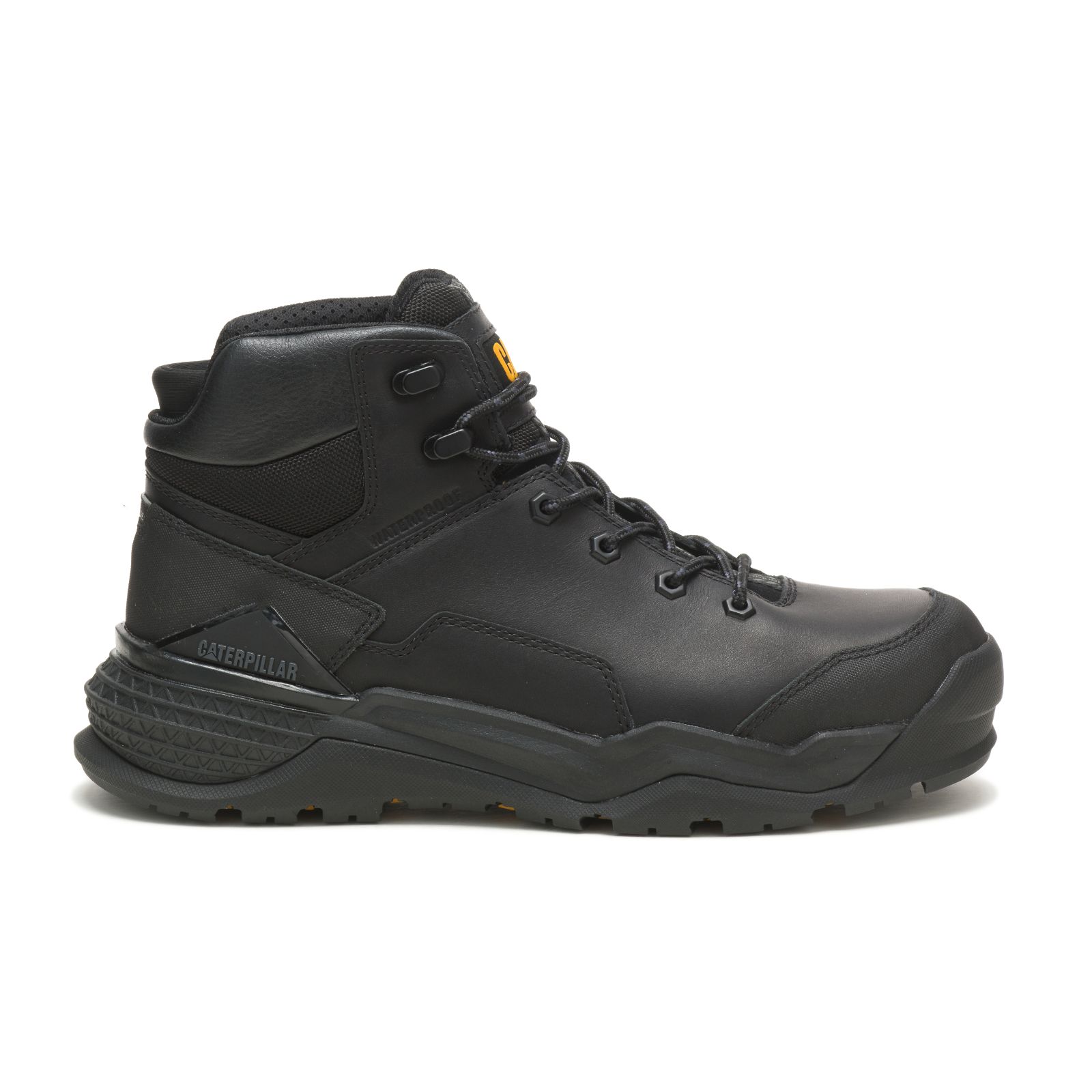 Botas De Trabajo Caterpillar Provoke Mid Impermeables Alloy Puntera Hombre Negras | Argentina-LEBPY8