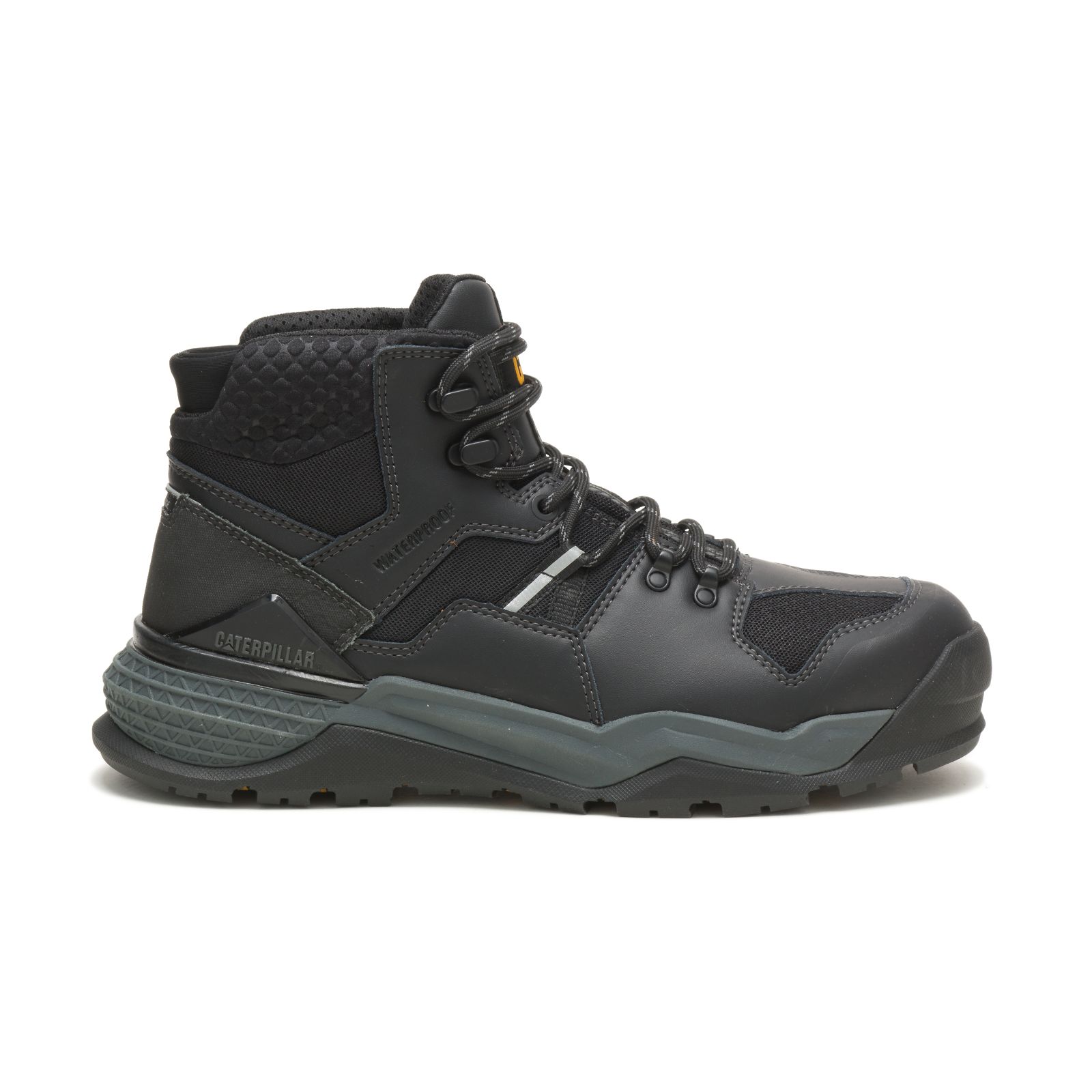 Botas De Trabajo Caterpillar Provoke Mid Impermeables Alloy Puntera Hombre Negras | Argentina-PZBQR3