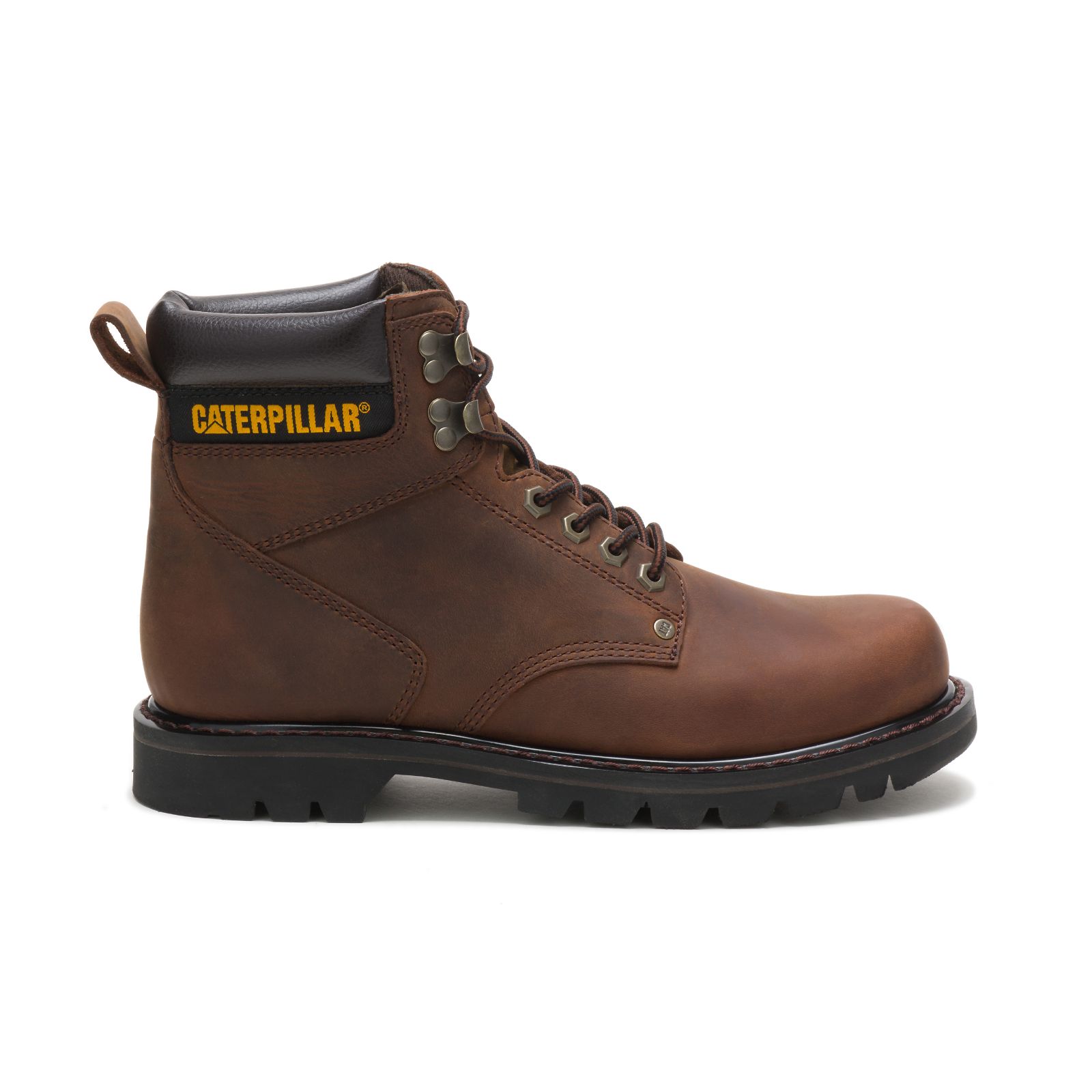 Botas De Trabajo Caterpillar Second Shift Hombre Marrones Oscuro | Argentina-QROTG7012