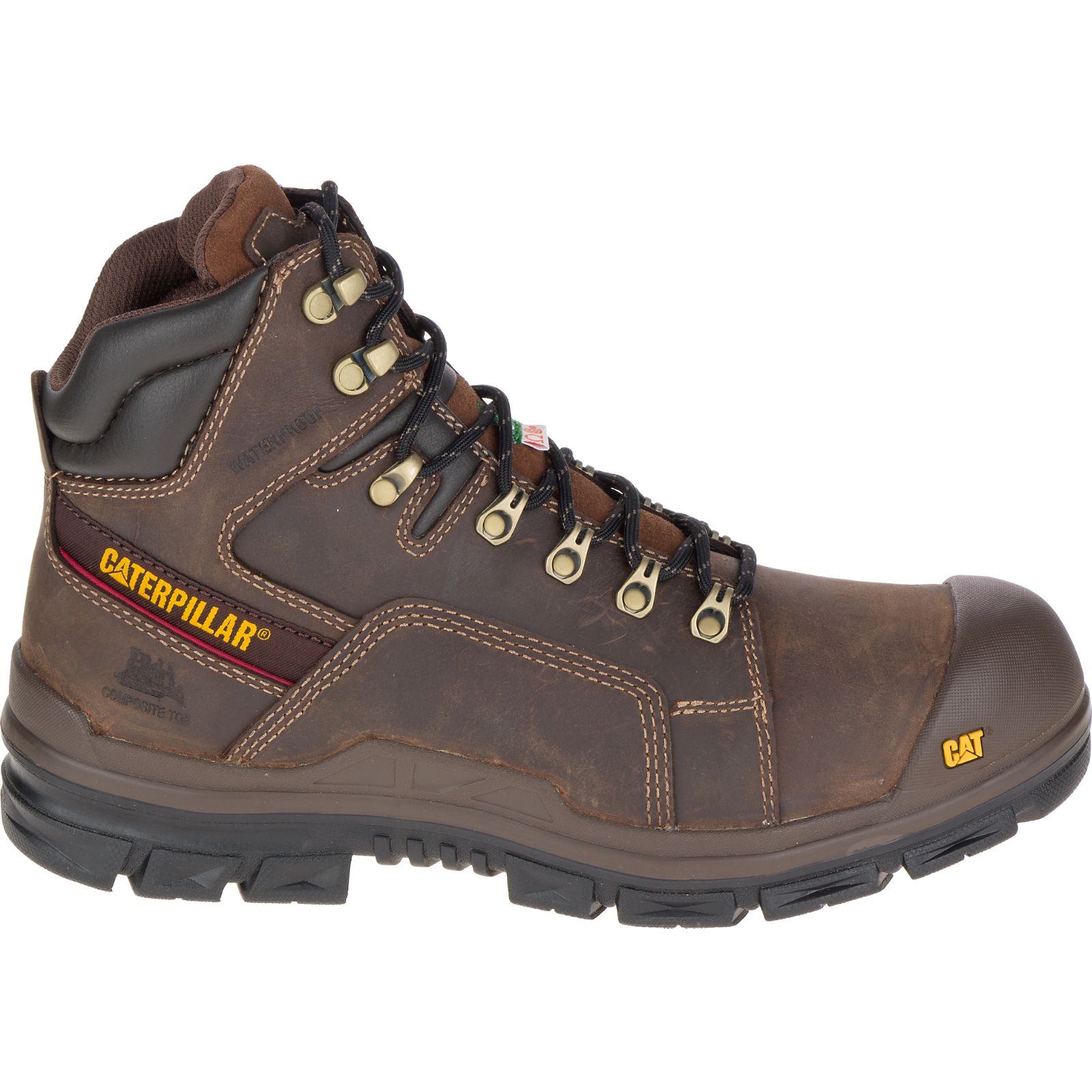 Botas De Trabajo Caterpillar Struts Impermeables Tx Csa Nt Hombre Marrones Oscuro | Argentina-ZJKNW4