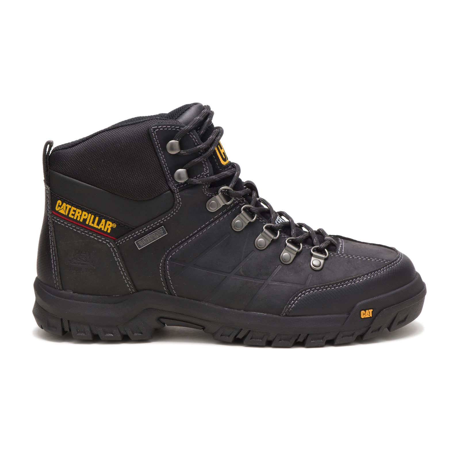 Botas De Trabajo Caterpillar Threshold Impermeables Steel Puntera Hombre Negras | Argentina-OFSMP278