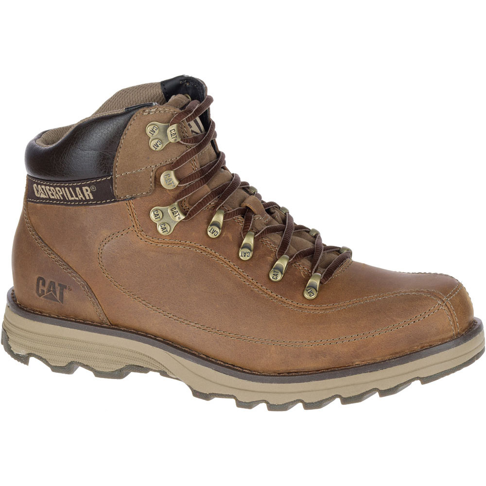 Bototos Caterpillar Highbury Hombre Beige Oscuro | Argentina-SJTGM3567