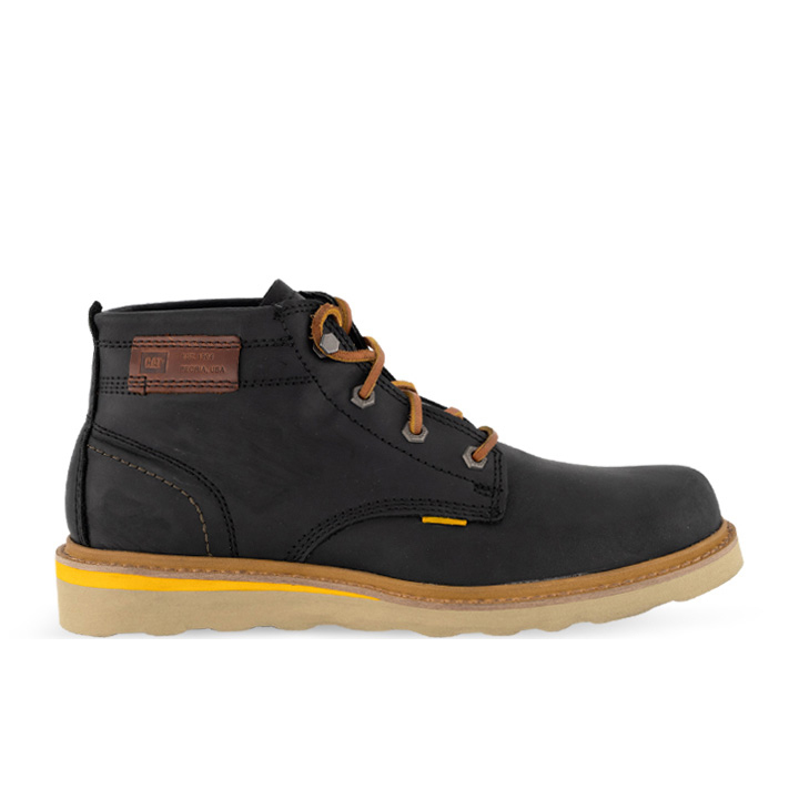 Bototos Caterpillar Jackson Mid Hombre Negras | Argentina-GBOHV4672