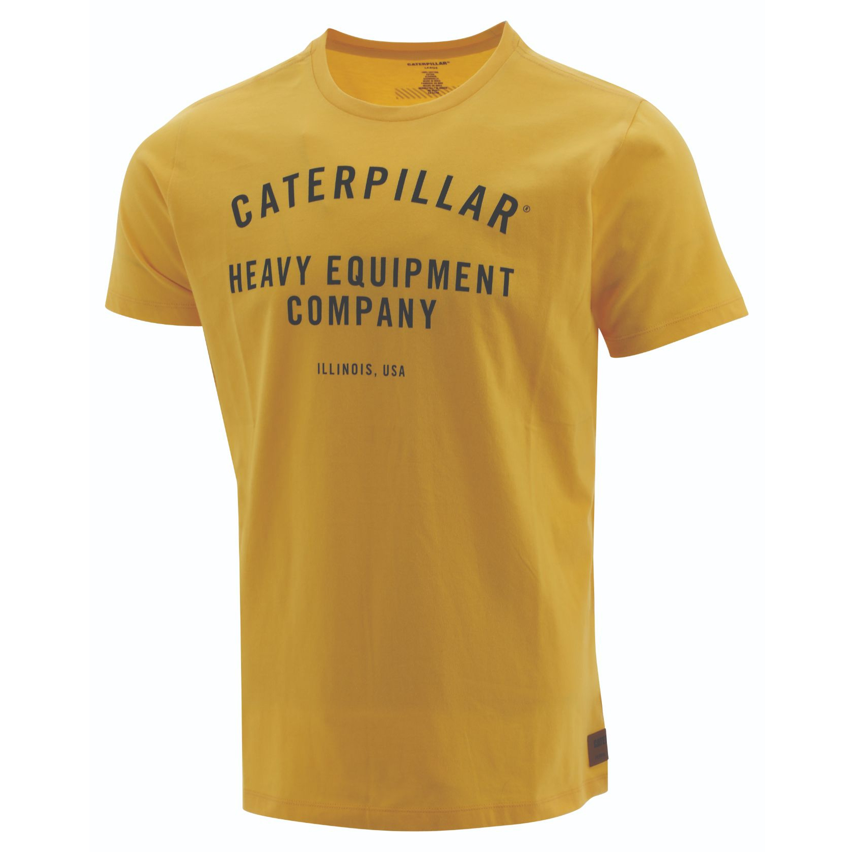 Camisetas Caterpillar Trabajo Hec Hombre Amarillo | Argentina-PKBCV1940