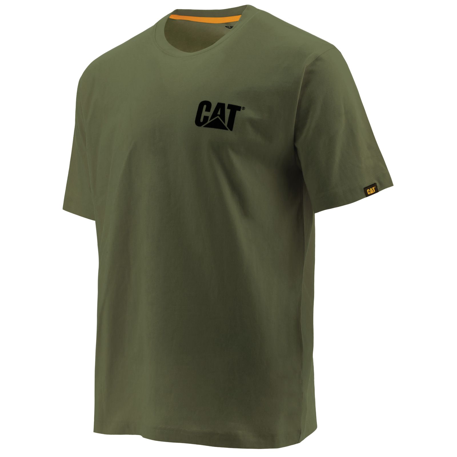 Camisetas Caterpillar Trademark Hombre Verde | Argentina-YPQMI0561