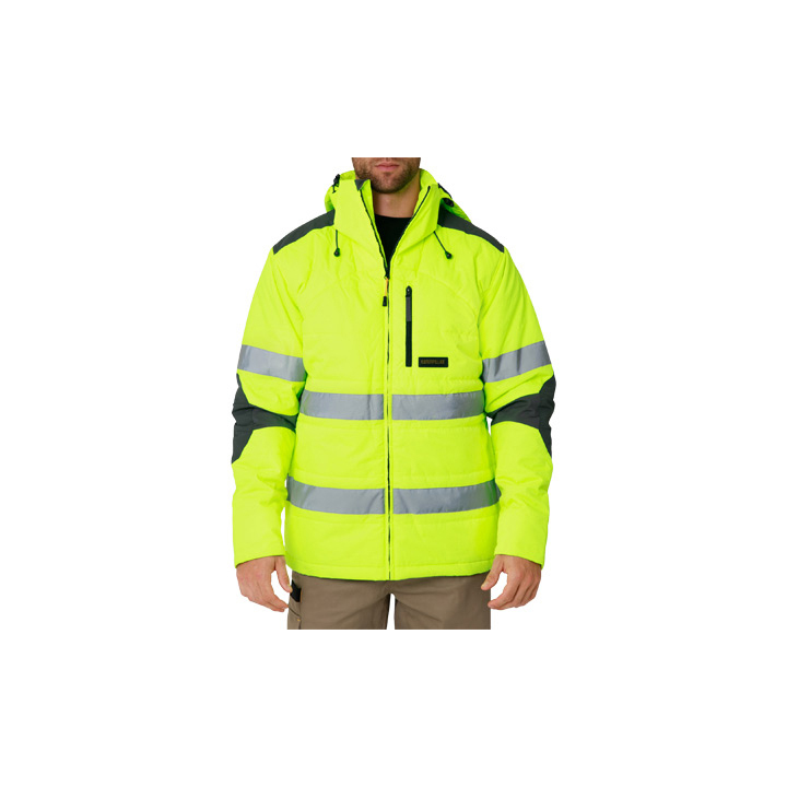 Chaquetas Caterpillar Hi Vis Boreas Taped Hombre Amarillo | Argentina-WZXSQ1025