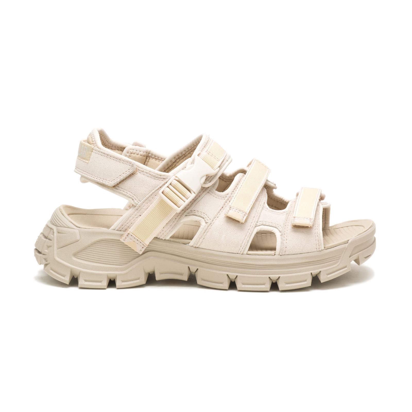 Sandalias Caterpillar Progressor Hebilla Hombre Beige | Argentina-EWAXC5318