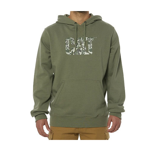 Sudaderas Caterpillar Foundation Encapuchado Sweatshirt Hombre Verde | Argentina-FSMJU0648