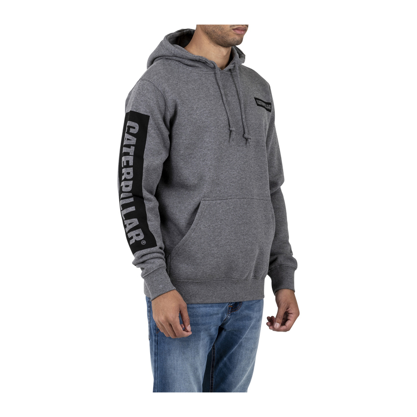 Sudaderas Caterpillar Triton Block Hoody Hombre Gris Oscuro | Argentina-USENA9458