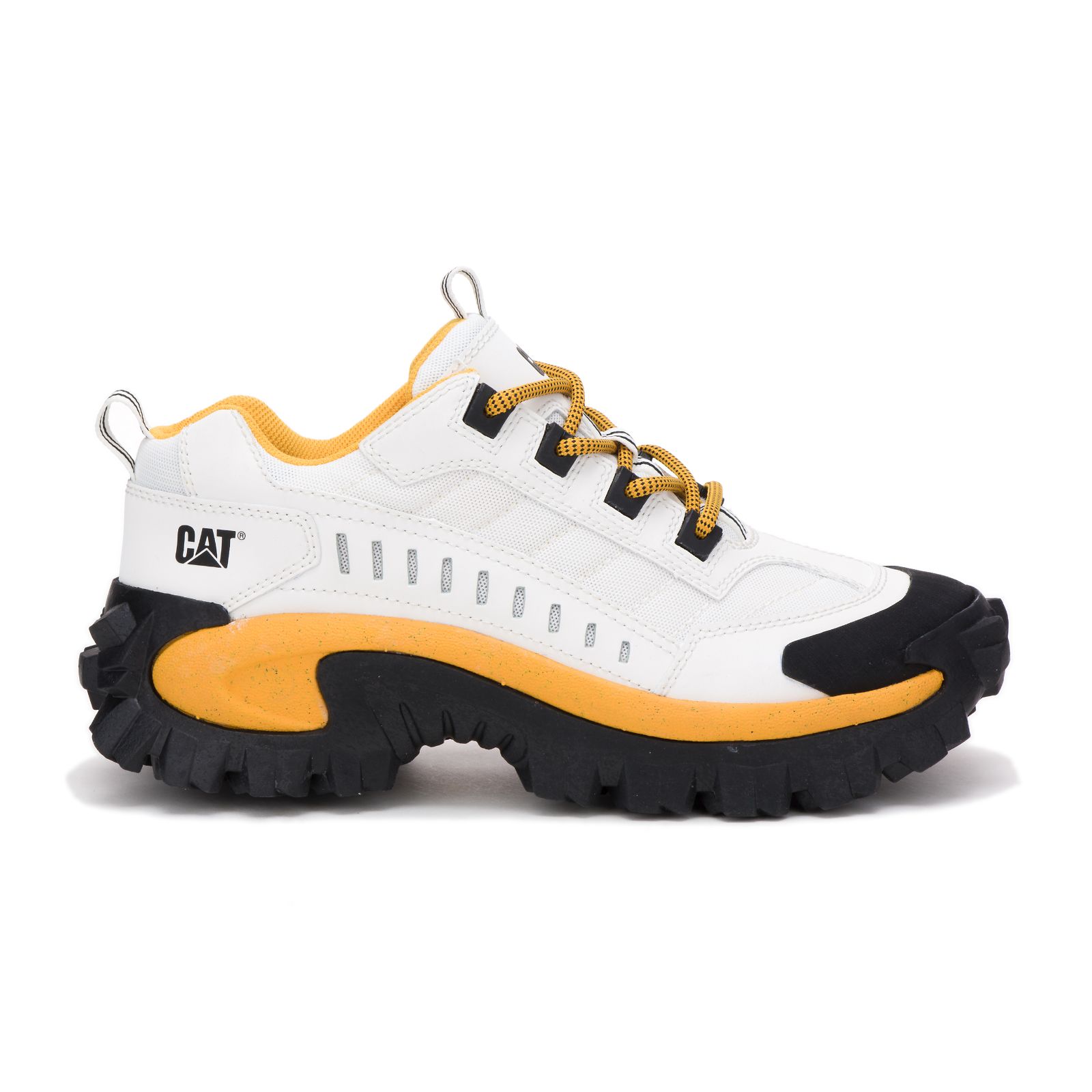 Zapatillas Caterpillar Intruder Hombre Blancas Amarillo | Argentina-IJEAK7834