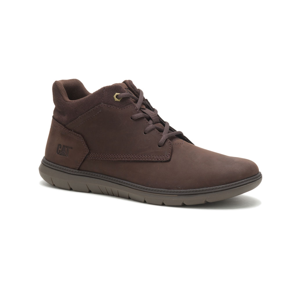 Zapatillas Caterpillar Roamer Mid 2.0 Hombre Cafe | Argentina-XSRCU9076