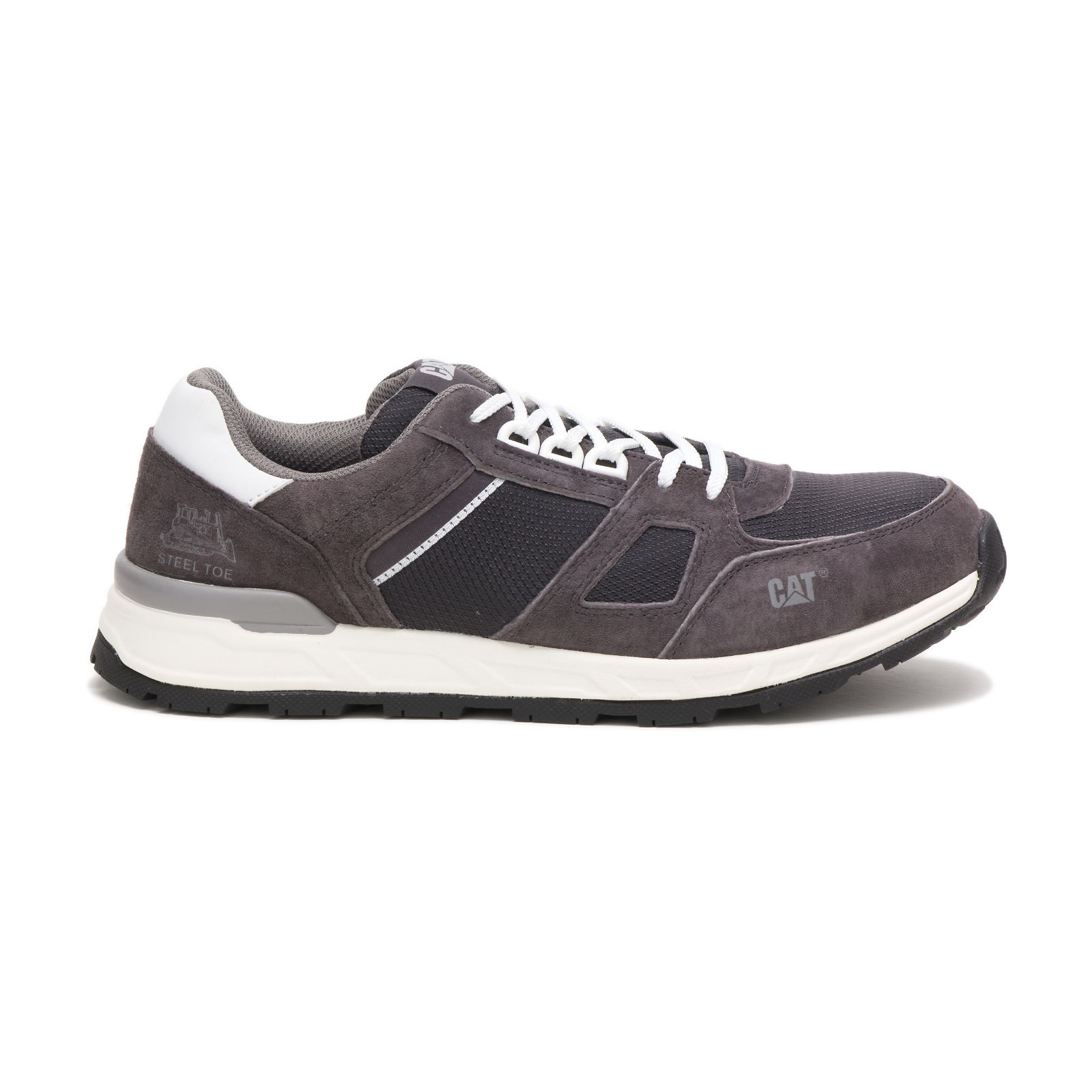 Zapatillas Caterpillar Woodward Steel Puntera Hombre Gris Oscuro | Argentina-CMASY1765